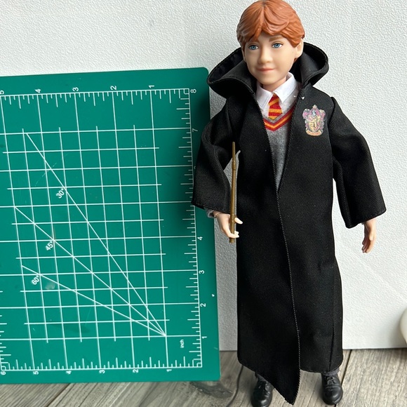 Harry Potter lightning bolt hat pin patches, tote, Ron Weasley Harry Potter doll - Picture 11 of 12